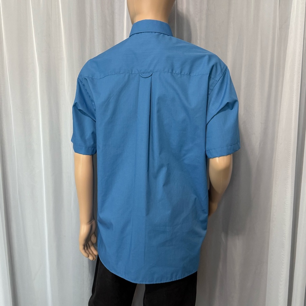 AMERICAN WEEKEND Men’s Short Sleeve Button Down Shirt (Size L) - Picture 7 of 13